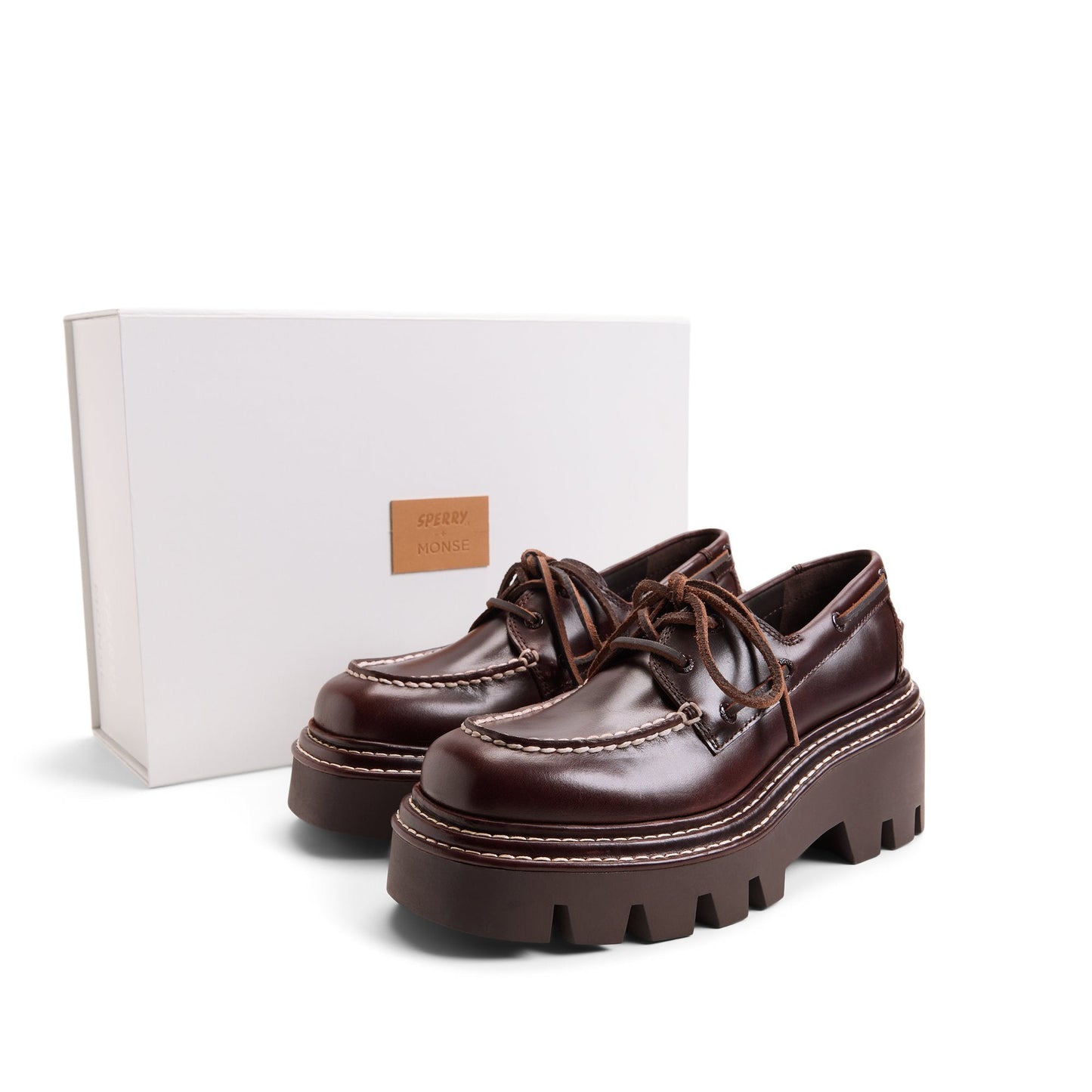 Sperry Sperry x MONSE Authentic Original™ 2-Eye Lug Boat Shoe FOOTWEAR image