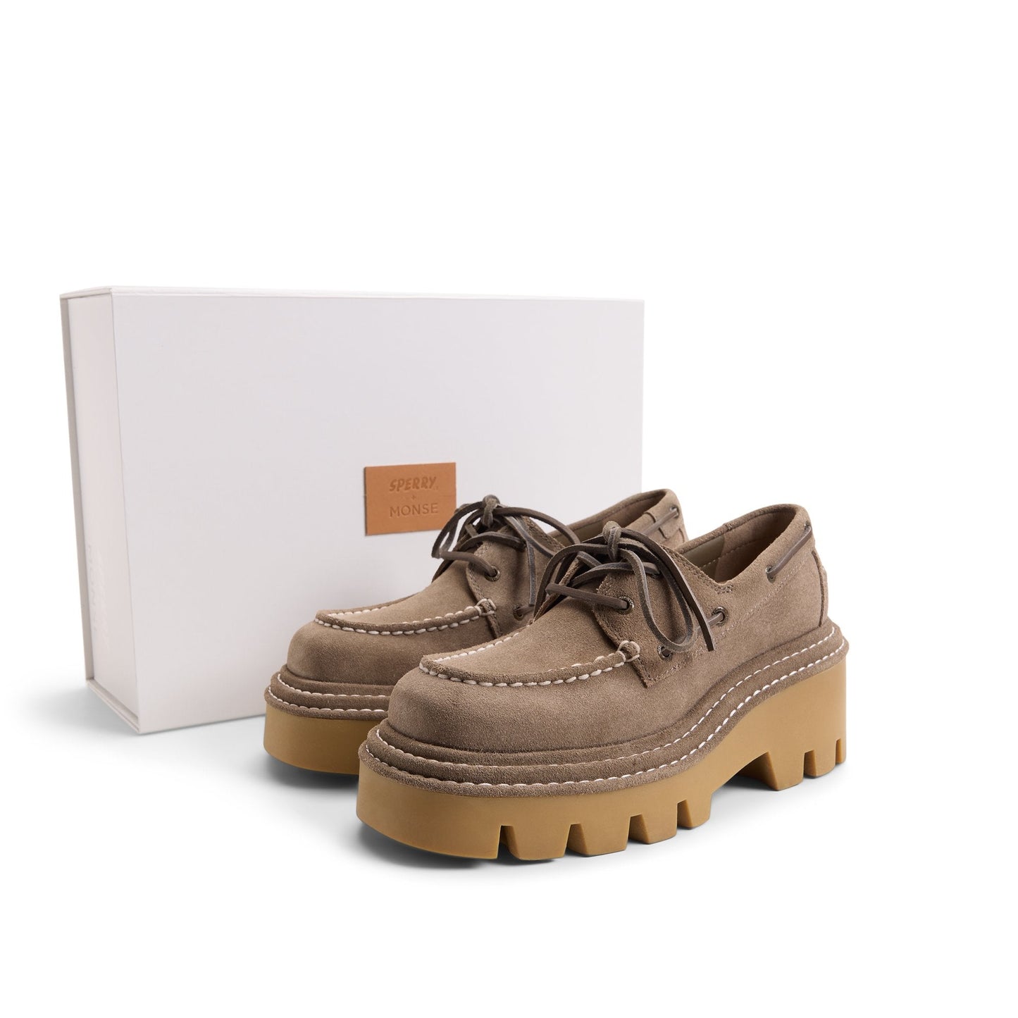 Sperry Sperry x MONSE Authentic Original™ 2-Eye Lug Boat Shoe FOOTWEAR image