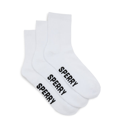 Sperry Mens 3-Pack Short Crew Socks CLOTHING image